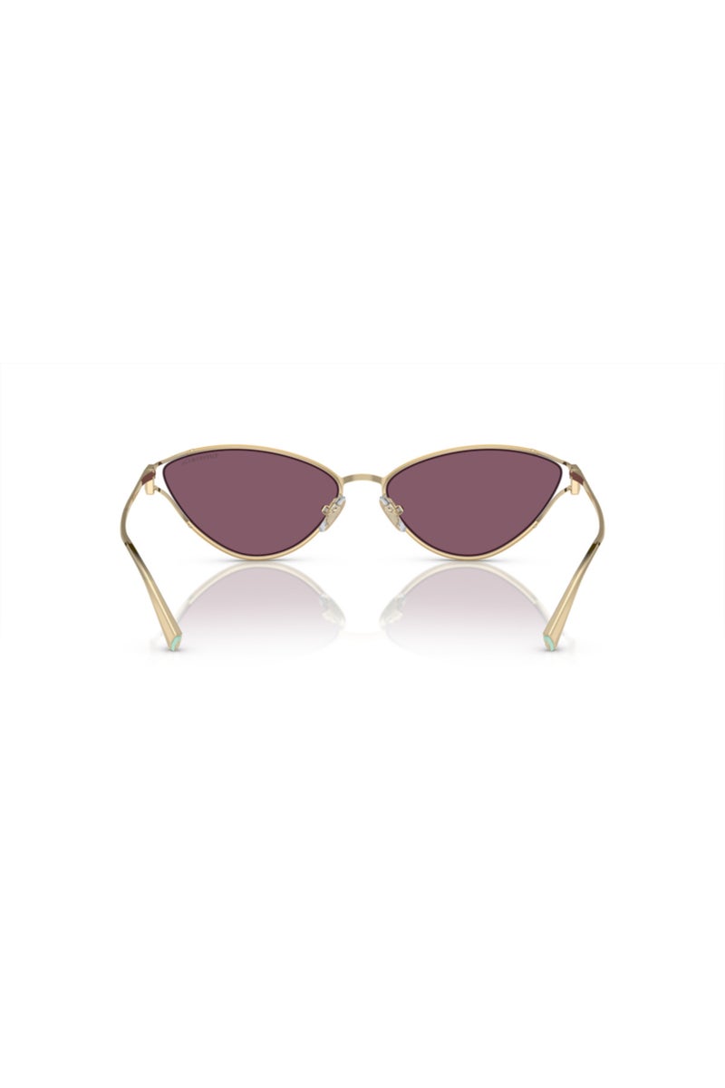 Tiffany Women's Cat's Eye Sunglasses - Pale Gold - 61mm Lens - Image 3